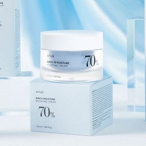 Anua Birch 70 Moisture Boosting Cream 70% Успокаивающий крем с берёзовым соком 50 мл