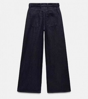 ДЖИНСЫ WIDE LEG С ВЫСОКОЙ ПОСАДКОЙ арт. 6840269, синий