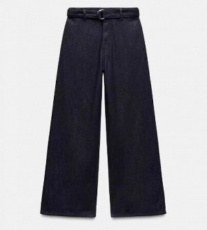 ДЖИНСЫ WIDE LEG С ВЫСОКОЙ ПОСАДКОЙ арт. 6840269, синий