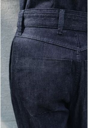 ДЖИНСЫ WIDE LEG С ВЫСОКОЙ ПОСАДКОЙ арт. 6840269, синий