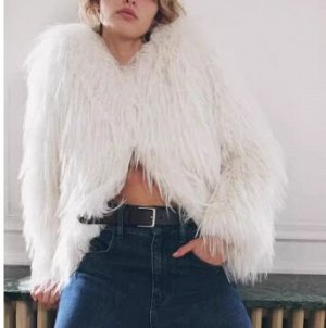 КУРТКА ИЗ ИСКУССТВЕННОГО МЕХА арт. 3833240, экрю