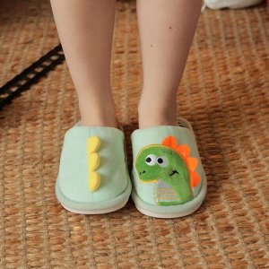Тапочки детские, цвет мятный