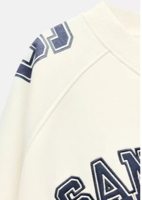 ТОЛСТОВКА VARSITY арт. 1131841, белый