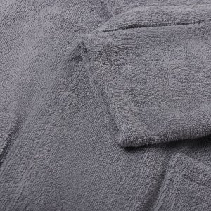 Халат махровый детский Экономь и Я "Зайка", цв.серый 340 г/м2 хл.100%