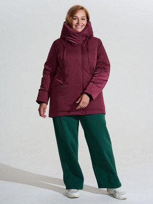 Куртка. Цвет: Винный