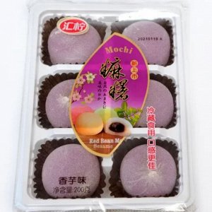 Десерт рисовое моти с начинкой из Таро (сладкий картофель) 200 гр. Китай