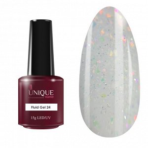 24 Unique Fluid Gel ликвид/флюид/жидкий полигель для укрепления ногтей