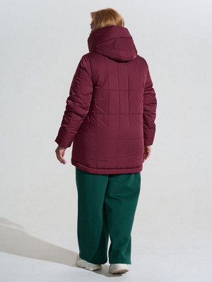 Куртка. Цвет: Винный