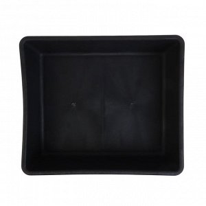 Ящик для рассады, 35 x 30 x 9 см, 6,5 л, пластик, чёрный