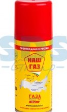 Газ для зажигалок, метал. баллон, 210 см3 (140 мл) 80 гр. с универсальным переходником 09-1429