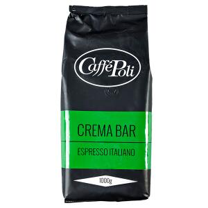 Кофе Caffe Polli CREMA BAR 1 кг зерно 1 уп.х 10 шт.