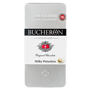 шоколад BUCHERON ж/б Молочный с Фисташками 100 г 1/10