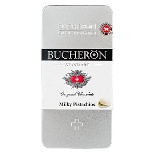 шоколад BUCHERON ж/б Молочный с Фисташками 100 г 1 уп.х 10 шт.