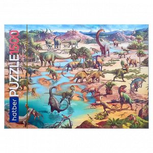 Пазл «Эра динозавров», 1500 элементов