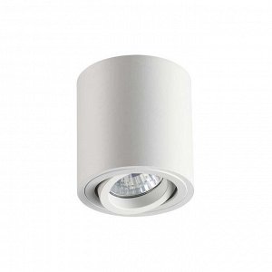 3567/1C HIGHTECH ODL18 211 белый Потолочный накладной светильник IP20 GU10 1*50W 220V TUBORINO