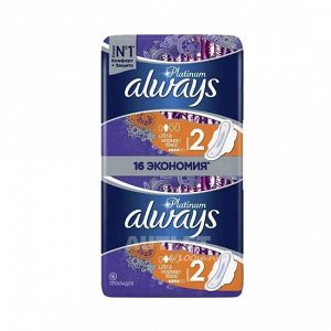 ALWAYS Ultra Женские прокладки Platinum Normal Plus Duo, 16 шт