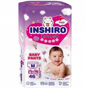 Подгузники-трусики "INSHIRO" размер М 46 шт/упак. (6-10кг.)