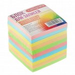 Блок бумаги для записей Calligrata, 9x9x9 см, 80 г/м², непроклеенный, цветной, пастель