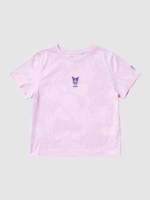 UNIQLO - хлопковая футболка с персонажами Sanrio и Kuromi - 10 PINK