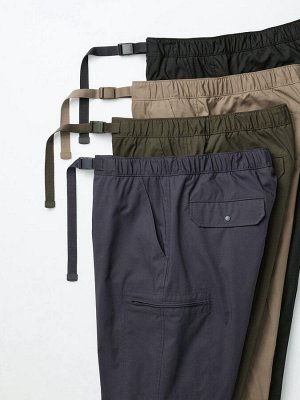 UNIQLO Heattech - тонкие термо-штаны на резинке, с боковыми карманами - 31 BEIGE