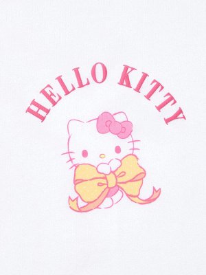 UNIQLO - хлопковая футболка с персонажами Sanrio и Hello Kitty - 00 WHITE