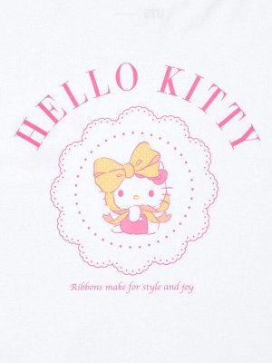 UNIQLO - хлопковая футболка с персонажами Sanrio и Hello Kitty - 00 WHITE