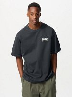 UNIQLO - хлопковая оверсайз футболка Peanuts - 08 DARK GRAY