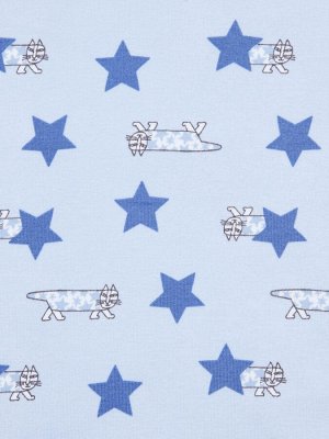 UNIQLO - детская пижама с принтом кошек от Лизы Ларсон - 60 LIGHT BLUE