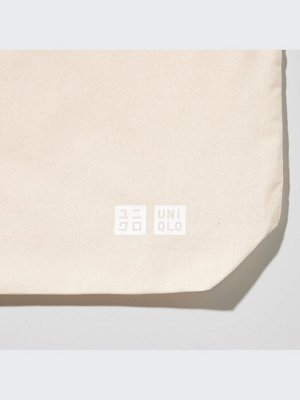 UNIQLO - хлопковый шоппер с лого UNIQLO