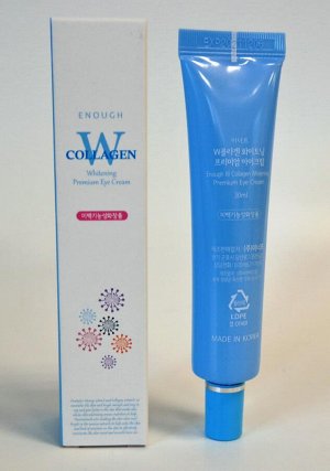 KR/ ENOUGH W COLLAGEN Whitening Premium Eye Cream Крем для кожи вокруг глаз, 30мл