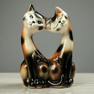 Сувенир "Коты в форме сердца", глянец, 24 см, микс