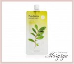 Missha Pure Source Pocket Pack - Green Tea Ночная несмываемая маска для лица с экстрактом зелёного чая 10 мл