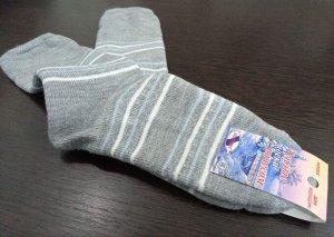 Гольфы женские махровые с начесом зимние цвет Светло-серый