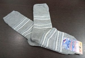 Гольфы женские махровые с начесом зимние цвет Светло-серый