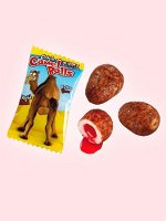Жевательная резинка со вкусом клубники Fini Camel Balls / Жвачка Фини &quot;Камел Боллс&quot; с начинкой внутри 6 гр