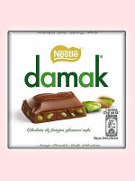 Молочный шоколад с фисташкой Nestle Damak 60 гр