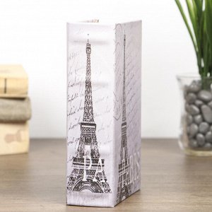 СИМА-ЛЕНД Шкатулка-книга дерево &quot;Эйфелева башня. Париж&quot; кожзам 17х11х5 см
