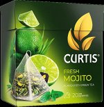 Чай CURTIS Пирамидки Fresh Mojito 20 пак. зел. (12)
