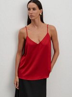 Топ на бретелях, B3061/cherry