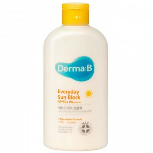 Derma:B Everyday Sun Block SPF50+ PA++++ Солнцезащитное средство 200мл, шт
