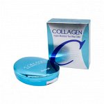 УЦЕНКА Пудра для лица с запасным блоком т.21 натуральный беж Enough COLLAGEN Hydro Moisture Two Way Cake 13 (поврежденная упаковка), шт
