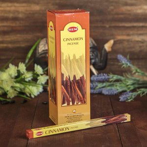 Благовония "HEM" 8 палочек угольные cinnamon