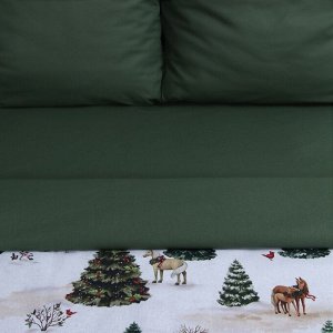 Постельное бельё "Этель" Winter ranch дуэт 143х215 см 2 шт,220х240 см,70х70 см 2 шт,поплин 125 г/м2