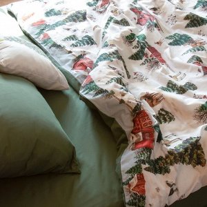 Постельное бельё "Этель" Winter ranch дуэт 143х215 см 2 шт,220х240 см,70х70 см 2 шт,поплин 125 г/м2