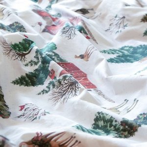 Постельное бельё "Этель" Winter ranch дуэт 143х215 см 2 шт,220х240 см,70х70 см 2 шт,поплин 125 г/м2