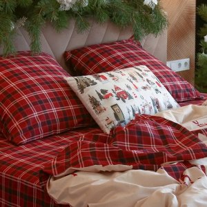 Постельное бельё "Этель" Scottish deer дуэт 143х215 см 2 шт,220х240 см,70х70 см 2 шт,поплин 125 г/м2