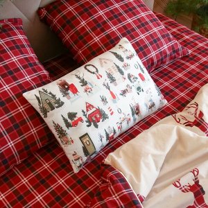 Постельное бельё "Этель" Scottish deer дуэт 143х215 см 2 шт,220х240 см,70х70 см 2 шт,поплин 125 г/м2