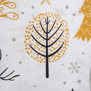 Постельное белье новогоднее Этель Дуэт Let it snow (вид 1) 143*215 см - 2 штуки, 240*220 см, 70*70 см - 2 штуки