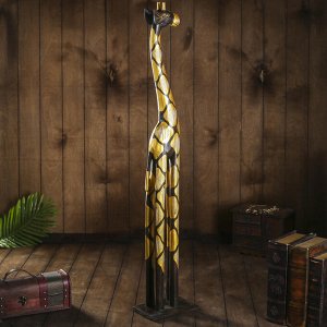 Сувенир дерево "Жираф с ромбами" 11х18х100 см