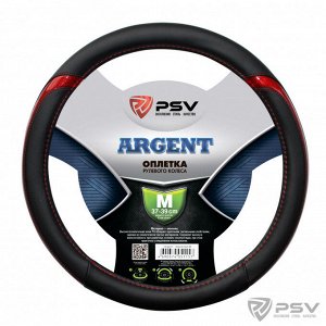 Оплётка на руль PSV ARGENT (Черно-Красный) M